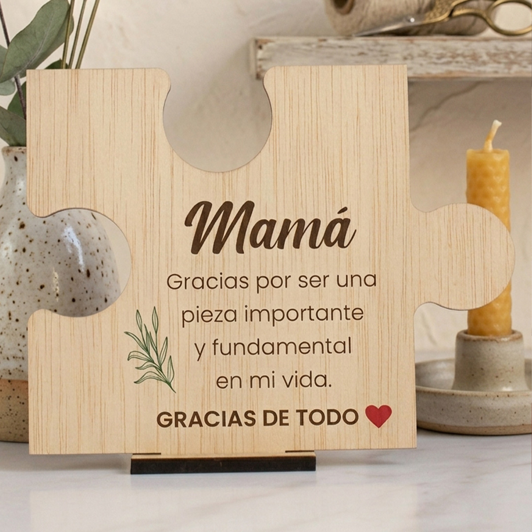 Pieza de puzzle para mamá
